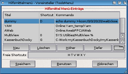 Screenshot Programm unter AmigaOS4